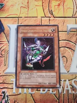 Ninja Grandmaster Sasuke SOD-EN019 Ultimate Rare NM Yugioh - Image 1