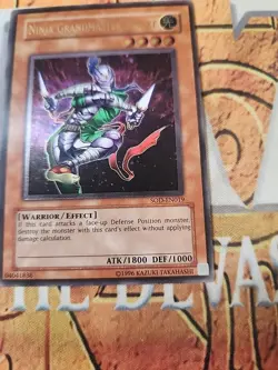 Ninja Grandmaster Sasuke SOD-EN019 Ultimate Rare NM Yugioh - Image 4
