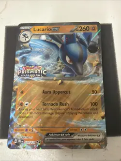 Jumbo Mega Lucario EX MEP 012 Promo - Prismatic Lucario EX (2025) Promo Card - Image 2
