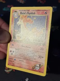 Pokemon Card Blaine’s Rapidash 33/132 Gym Challenge FIRST EDITION - (NM-) - Image 3