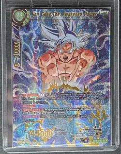 Dragon Ball Son Goku Awakened Power Gold Holo Card - Image 1