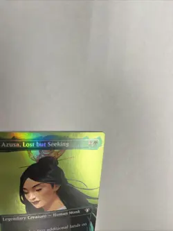 Azusa Lost But Seeking Borderless Foil Card #0679 MTG LP - Image 3
