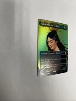 Azusa Lost But Seeking Borderless Foil Card #0679 MTG LP - Image 5