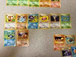 Vintage Nintendo Pokemon Japanese Pocket Monster Trading Card Game Lot 25 Cards - Image 3