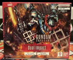 Bandai Gundam Card Game Dual Impact English Booster Box Sealed - Image 1