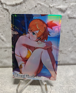 Misty Trading Card Waifu Goddess Story Anime Girl holo Karte Manga Full Art - Image 1