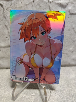 Misty Trading Card Waifu Goddess Story Anime Girl holo Karte Manga Full Art - Image 1