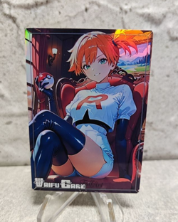 Misty Trading Card Waifu Goddess Story Anime Girl holo Karte Manga Full Art - Image 1