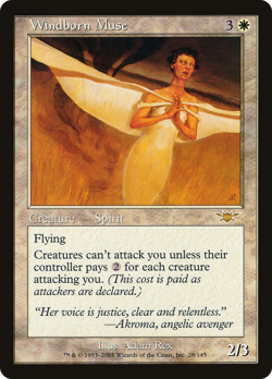 Windborn Muse (FOIL) x1 - MTG Legions LGN #28 - Image 1
