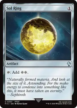 MTG Commander: FINAL FANTASY [FIC] : Sol Ring Normal - U [NM] - Image 1
