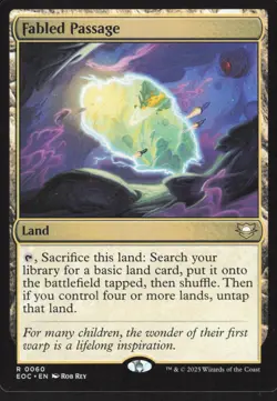 Fabled Passage Commander - NM - Edge of Eternities Magic The Gathering MTG - Image 1