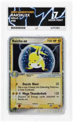 Pokemon TCG – Raichu ex #98 – Sandstorm – ACE 7 NM - Image 1