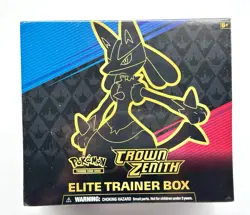 Pokemon TCG Crown Zenith Elite Trainer Box ETB Factory Sealed 820650871474 - Image 1