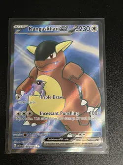 Pokemon TCG Kangaskhan EX Full Art Card 190/165 Scarlet & Violet 151 Series - Image 1