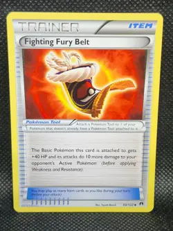 Pokemon Fighting Fury Belt 99/122 Excellent Condition - Image 1