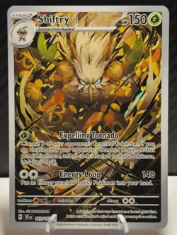 Pokemon Shiftry Illustration Rare SV05: Temporal Forces 163/162 - Image 1
