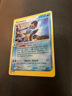 Pokemon Swampert 13/109 Ruby and Sapphire Holo NEAR MINT Vintage - Image 2
