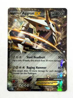 Pokemon TCG Aggron EX 93/160 XY Primal Clash Holo - Image 1