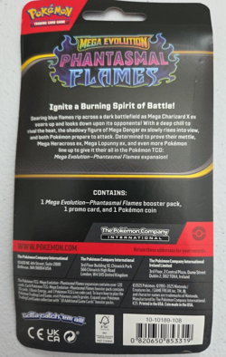 Pokemon TCG Phantasmal Flames Whimsicott Blister Pack - 4 Packs - Image 3