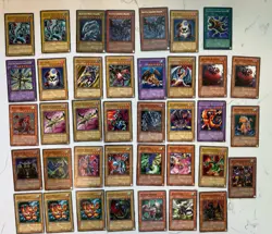 Yu-Gi-Oh 1996 Vintage 62 Card Lot Holos 1st Ed Rare Magic Dragon & Winged Beast - Image 1