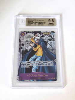 Trafalgar Law OP05-069 Manga Alt SR One Piece Japanese BGS 9.5 - Image 1