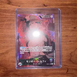 Bandai One Piece CCG Monkey D. Luffy Leader Foil Card EB02-010 5000 Power - Image 1