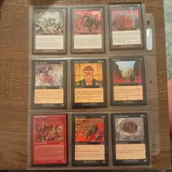 Magic The Gathering, 9 Different Cards. Collectable, Deckmaster. - Image 1