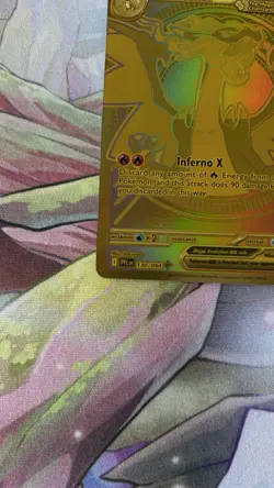 Mega Charizard X ex 130/094 Phantasmal Flames Gold Hyper Rare Pokemon Card MINT - Image 4