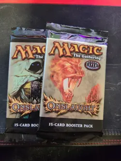 Wizards of the Coast MTG Onslaught Booster Pack - 15 Cards Sealed X1 76930177648 - Image 1