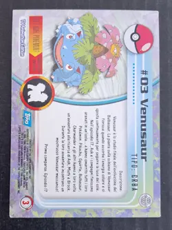 Pokemon Card Venusaur #3 Topps Trading Cards serie 1 NM - Image 2
