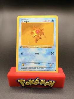 ⭐1st Edition Shadowless Staryu 65/102 Base Set Pokemon Card WOTC 1999 LP - Image 1