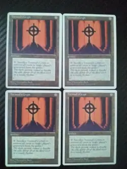 MTG - 4 x Tormod's Crypt - Playset 4x x4 - Chronicles Regular NM - Image 1