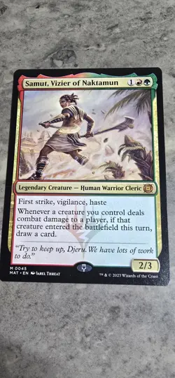 Samut, Vizier of Naktamun March of the Machine: The Aftermath Regular Mythic NM - Image 1