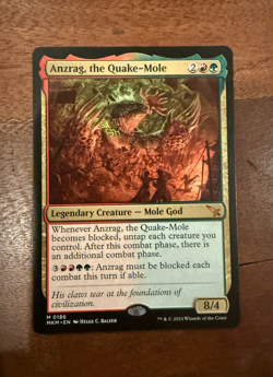 MTG Murders at Karlov Manor Anzrag, the Quake-Mole 0186 NM Mythic - Image 1