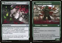 1x Dormant Grove // Gnarled Grovestrider NM Eng MTG - Crimson Vow - Image 1