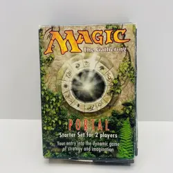 Magic the Gathering Portal Starter Set 2 Player *Empty Box Only* & Players Guide - Image 1