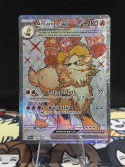 Pokemon TCG: SV01 Scarlet & Violet Base Set - Arcanine ex UR 224/198 - NM+ - Image 1