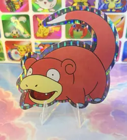 Pokemon Vintage Pocket Monsters Vending HOLO Prism Sticker 90s Nintendo Slowpoke - Image 3