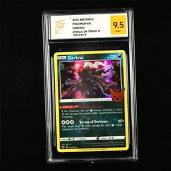 TQG 9.5 MINT+ 2020 Pokemon ENG Darkrai 105/189 R - Image 1