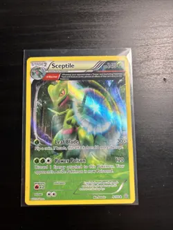Pokemon TCG Sceptile Primal Clash 9/160 Regular Holo Rare - Image 1