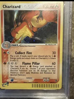 2003 POKEMON EX DRAGON #100 CHARIZARD-HOLO DRAGON PSA 9 - Image 4
