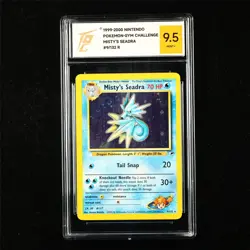 TQG 9.5 MINT+ 2000 Pokemon ENG Misty's Seadra 9/132 R - Image 1