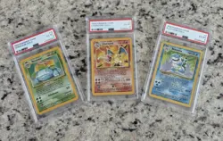 1999 Pokemon Charizard, Blastoise, Venusaur 666 Set Base Set Holo PSA 6 - Image 2