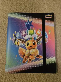Pokemon Prismatic Evolutions Eevee 9 Pocket Binder Portfolio - Image 1
