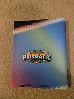 Pokemon Prismatic Evolutions Eevee 9 Pocket Binder Portfolio - Image 2