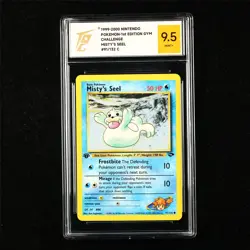 TQG 9.5 MINT+ 1999-2000 Pokemon ENG Misty's Seel 91/132 C - Image 1
