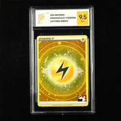TQG 9.5 MINT+ 2022 Pokemon ENG Lightning Energy - Image 1