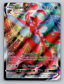 Pokemon SWSH03: Darkness Ablaze #119/189 Scizor VMAX - Image 1