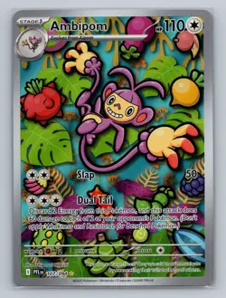 Pokemon ME02: Phantasmal Flames #107/094 Ambipom - Image 1
