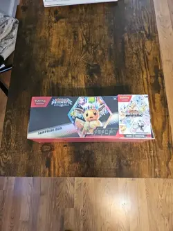 Pokemon TCG Scarlet and Violet Prismatic Evolutions Surprise Box/booster Bundle - Image 1